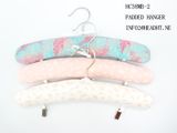 Adult Padded Cotton Clothes Clip Hanger