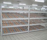 Warehouse Storage Flow Through Rack