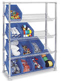 Slanted Storage Adjustable Wire Shelving