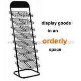 Commercial Advertisement Metal Wire Newspaper Display Stand Rack