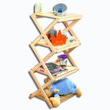 2014 New Kids Wooden CD Rack Toy, Popular Children Wooden CD Rack, Best Quality Wooden CD Display Rack, 4 Layer Wj278472