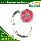 Portable Cross Metal Hook with Glitter and Stones