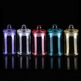 Wholesale Color Candle Jar with Lid Glass Candle Holders