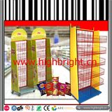 Promotional Metal Wire Snack Basket Display Rack