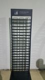 Black Waterfall Metal Floor Ceramic Tile Display Stand