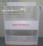 Customized Design Literature Display Wood Floor Stand
