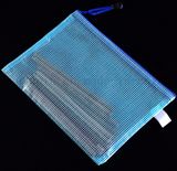 OEM PVC Office School Zipper File Stationery Pen Pencil Bag