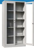 2-Door 5 Layers Metal Office Storage Wardrobe Lockers/Cabinet/Bookcase/Shelf