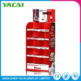 Folded Connect Paper Stand Floor Display Rack for Speciality Stores
