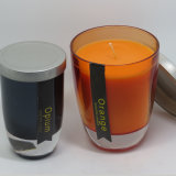 Wholesale Luxury Scented Christmas Glass Candle for Home Decoration