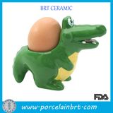 Novelty Alligator Ceramic Kitchen Egg Cup Holder
