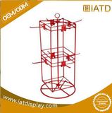 Four Sides Spinning Counter Keychains Rack