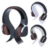 White Clear Black Acrylic Earphone Display Hanger