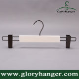 for Fashion Display Pants Hanger with Black Metal Clip