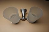 Wall Mounted 304 Stainless Steel Double Tumbler Holder
