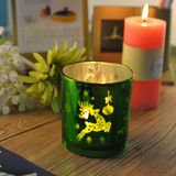 Bulk Laser Pattern Votive Candle Holder in Color Painted