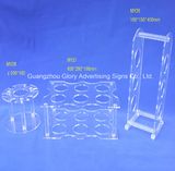 Transparent Plexiglass Cast Acrylic Holder for Comestics Display