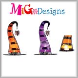 New Arrival Halloween Metal and Glass Candle Holder for Decor