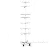 Retail Store Adjustable Free Assembly Metallic Accessories Display Rack