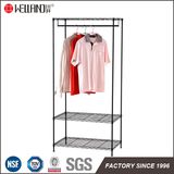 Multi-Functional Epoxy Black DIY Furniture Metal Wardrobe Garment Rack