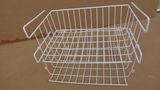 Double Tiers Storage Metal Basket Under Table