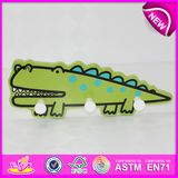 2014 Latest Animal Design Clothes Hook for Kids, Popular Cute Wooden Hook for Children, Hot Sale Lovely Wall Hook for Baby W09b048
