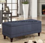 European Contracted Solid Wood Feet Storage Cloth Art Bed Tail Foot Boutique Sofa Bed KTV Receive Stool Furniture in Shoes (M-X3275)