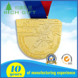 Wholesale Cheap Custom Gold Plated Souvenir Metal Sports Award Medal