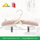 Padded Hanger with Metal Clips (APH003)