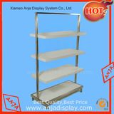 Custom Free Standing Retail Store Metal Display Rack for Shoes