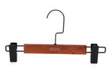 Deluxe Rose Gold Wooden Pants Hanger with Cusomized Logo