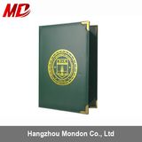 Custom Book Style PU Diploma Cover Certificate Folder