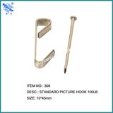 100lb Traditional Style Pressed Standard Picture Hook