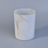 Water Printed Votive Glass Candle Holders