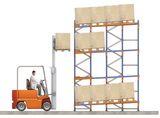 Warehouse Heavy Duty Pallet Gravity Flow Rack