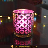 Hot Sale Glass Candle Holders and Jars with Lifting Handle