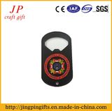 Metal Beer Bottle Opener with Black Red Soft Enamel Paint