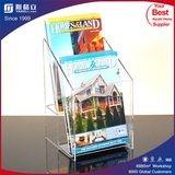 Transparent Plexiglass Acrylic Pocket Brochure Display Holder