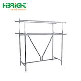 Supermarket Metal Clothes Display Shelf Rack