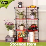 DIY Portable Corner Steel Shelving Unit Wire Storage Shelves