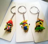 High Quality Cartoon Rubber Key Chain for Promotional Items