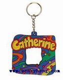 Promotion 3D Custom Logo Plastic Keychain for Gift Hot Sale