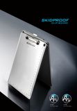 Preminum Metal Silver Color Clipboard for Office Writing Pad A4