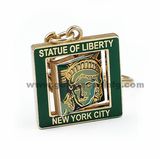 Custom Soft Enamel Spinning Metal Keychain