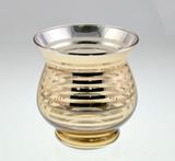 New Design Glass Candle Holder for Christmas