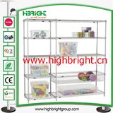 Chrome Finish Multi-Purpose 6 Layer Household Wire Shelving
