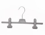 New Design Gold Recycled Plastic Pants Hanger Garment with Clips