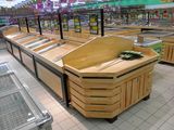 Supermarket Wooden Dry Fruit Vegetable Rack