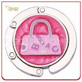 Fancy Design Circle Foldable Metal Handbag Hook for Lady