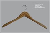 Hh Basic Customer Size 42cm Natural Wooden Clothes Hanger, Hangers for Jeans